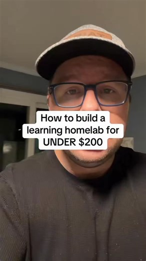 Joe Cox Tech on Instagram: "How to build a homelab for really cheap. This is all you need to build a lab that you use to learn enough tech to get your career started. So go do this! #homelab #techtips #networkengineer #learntech"