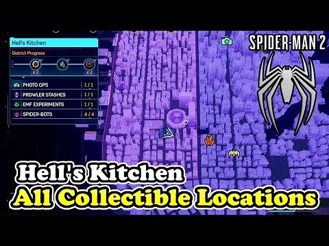 Hell's Kitchen All Collectible Locations Marvel's Spider-Man 2