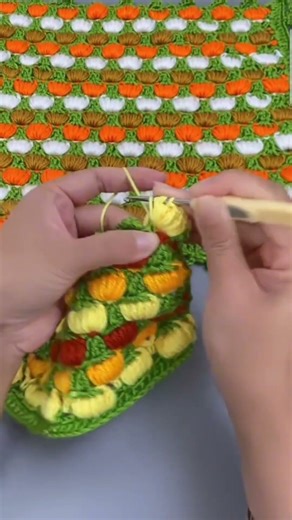 fruit 🍓🍑 pattern - crochet knit making tutorial