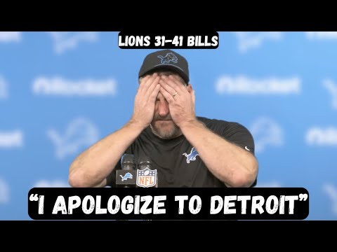 Dan Campbell Postgame Press Conference after EMBARRASSING loss to Buffalo - Lions vs Bills