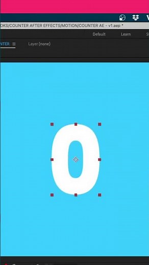 Customized Digital Counter in After Effects