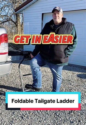 Simplify Truck Access with Nilight Foldable Tailgate Ladder