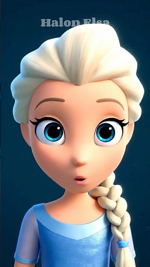 Baby Elsa Discovers a Frozen Secret in the Mirror! | Halon Elsa