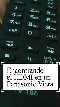 HDMI on a Panasonic Viera #televisions #panasonic #hdmi