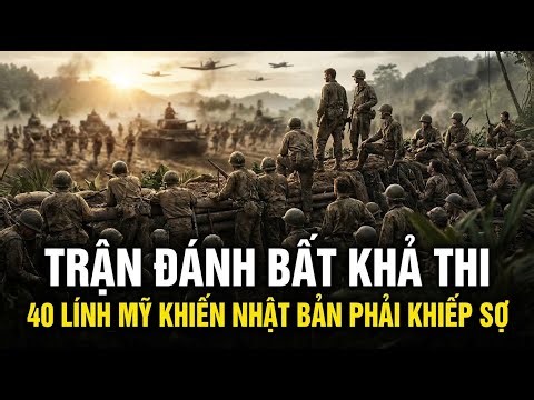 Trận đánh bất khả thi: 40 lính Mỹ khiến Nhật Bản phải khiếp sợ