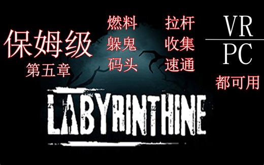 【1分钟速成大佬】labyrinthine第五章码头攻略闸门部件燃料位置拉杆怎么解锁船钥匙码头在哪