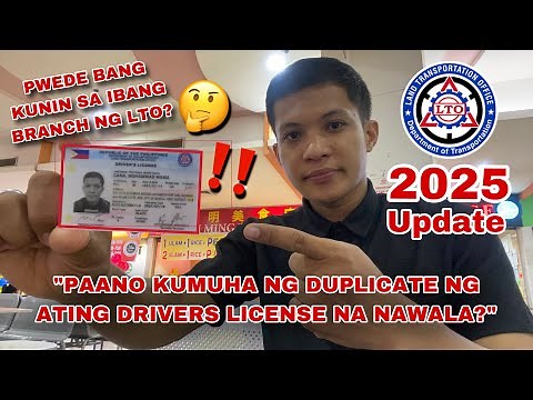 Paano kumuha ng Duplicate ng Drivers License na nawala!? (Step by step tutorial)