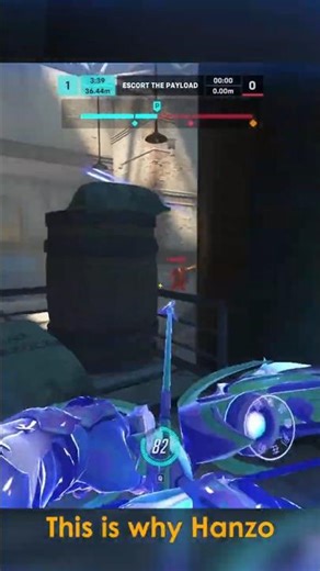 The real reason Hanzo beats Widowmaker in Overwatch 2 #overwatch2 #hanzo