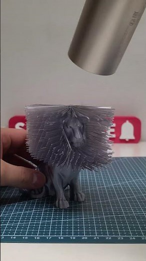 3D Printed - Hairy Lion King (Mufasa) 🦁 #3dprinted #asmr #3dprint #thelionking #lionking