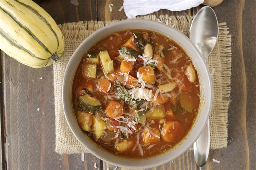 Autumn Minestrone Soup