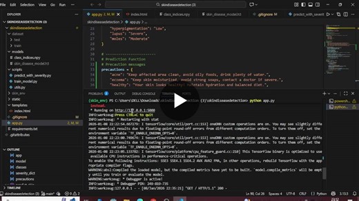 Final Year Project | Machine Learning in HealthcareDeveloped a Skin Disease Detection System using Machine Learning, aimed at improving early diagnosis through medical image analysis.🩺 Diseases… | Tejaswini R
