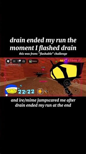 roblox grace - drain ended my run the moment I flashed it