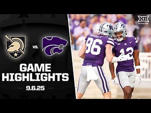 Army vs. Kansas State Game Highlights | 2025 Big 12 Football