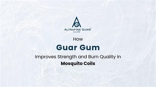 How Guar Gum Improves Strength and Burn Quality in Mosquito Coils | Altrafine Gums