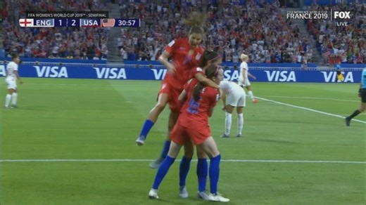 US beats England in World Cup semifinals in London