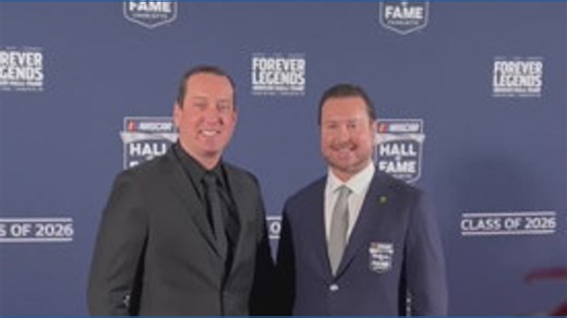 Kurt Busch inducted into NASCAR HOF