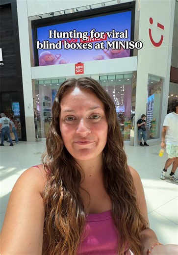 Shopping for Sanrio and Yoyo Blind Boxes at MINISO
