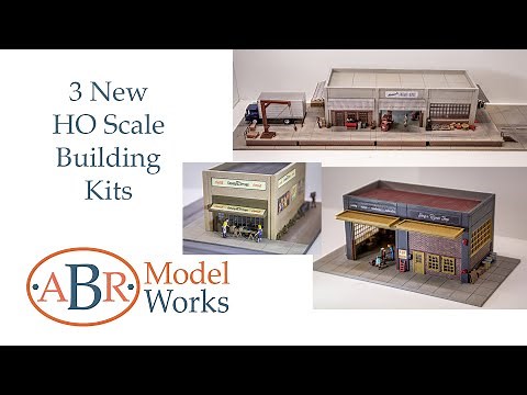 3 New HO Scale Model Railway kits