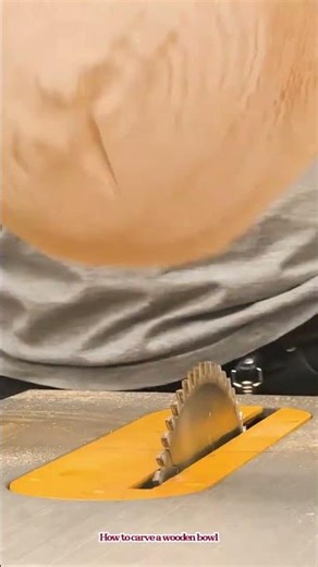 How to carve a wooden bowl