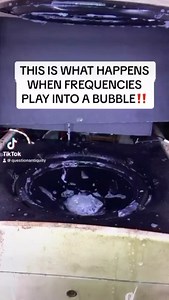 5.7K views · 16 reactions | Amazing demonstration - Visualization of sound wave frequencies. The effects of frequency on a bubble 﫧勞‼️ ♻️ @wokebreed | The Source Within | Facebook