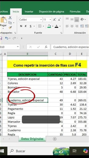 El botón secreto de Excel que nadie usa F4