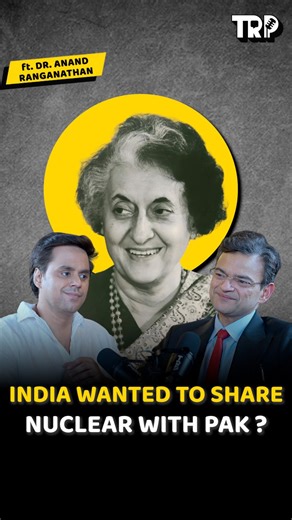 The Raunac Podcast on Instagram: "Indira Gandhi Pakistan को देना चाहती थीं Nuclear हथियार ? Catch the all-new episode of The Raunac Podcast with Dr. Anand Ranganathan | TRP 2.0 🎙️ Don’t miss it! Watch the full video Now, Link in Bio ⬆️ #podcast #rjraunac #rjraunak #theraunacpodcast #india #reel #politics #video #reelsindia #reelsinstagram #reels #trending #instagood #instagram #rahulgandhi #modi #indiavspakistan #nehru #indiragandhi"