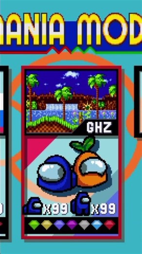 SONIC MANIA. mods. among us