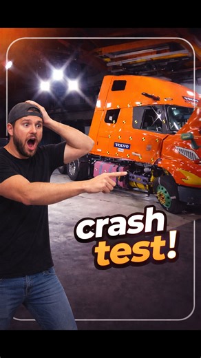 Transport Media on Instagram: "Ever wonder how semi trucks are tested before they hit the road? This isn’t an accident, it’s a controlled crash test designed to save lives. Modern semi trucks go through brutal safety testing long before they ever haul a load. Engineers intentionally slam the cab into reinforced barriers at specific speeds to simulate real-world crashes. Every angle, force, and impact zone is calculated. Sensors inside the cab measure how much energy is absorbed, how the structur
