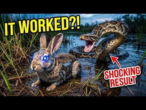 Florida Built Robot Rabbits to Fight Pythons — The Result Will SHOCK You!