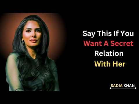 Say These 3 Compliments & She’ll Fantasize About You All Night!| Sadia Khan Female Psychology Speech