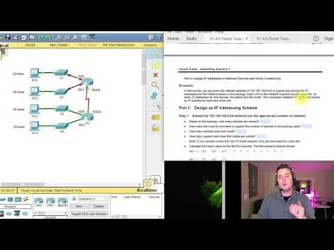 9.1.4.6 Packet Tracer - Subnetting Scenario 1