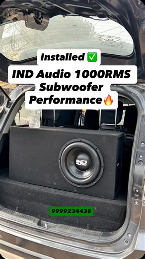 @jagdambe_car_shingar on Instagram: "Installed ✅ IND Audio 1000RMS Subwoofer Performance 🔥 📍OLD DELHI ROAD GURUGAON SECTOR 14 SHOP NO7 HR #system #modified #accessories #reels #jagdambecarshingar2024"
