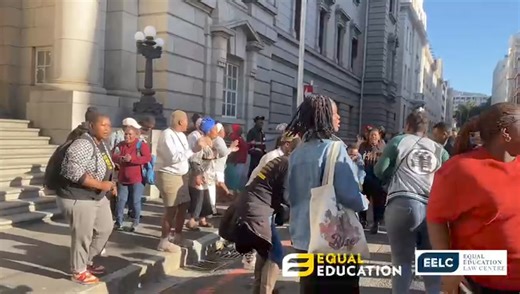 [VICTORY! ✊🏾📢🔥] Today, the Western Cape High Court ordered that the Western Cape Education Department must place all late applicants in the Metro East Education District in schools within 10 days! ✊🏾 The Western Cape Education Department has been avoiding its obligation to place learners by counting learners as "placed" if they got an automatic notification of their placement, even if the learners did not receive the notification and therefore did not enroll in a school. The learners Equal E