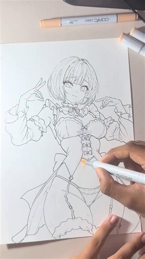 How to render a anime belly