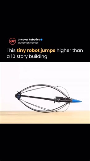 AI & Robotics | A tiny jumping robot developed by researchers at the University of California, Santa Barbara can leap up to 33 meters (108 feet)... | Instagram