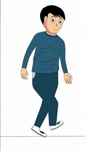 character walk in adobe animate cc | ‪@masanimations‬ | #animation #trending #adobe #practice