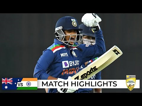 India end Aussies' world-record ODI streak in thriller | Third ODI | Australia v India 2021