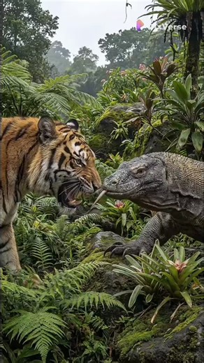 Visual AI | The Fusion Lab Animal Fusion, Tiger x Komodo Dragon Transformation Morph #pixverse #pixverseai #fusion #ai #livewal #visualai | Instagram
