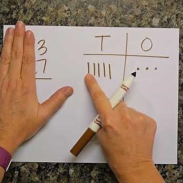 2 digit subtraction with borrowing using base ten blocks #2ndgrade #basetenblocks #borrowing