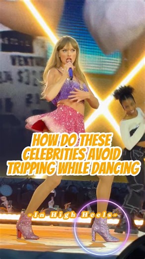 How Do These Celebrities Avoid Tripping While Dancing in High Heels?#taylorswift #beyonce #sabrinacarpenter #celebrity | Miumiusix