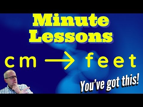 Convert Centimeters to Feet Video
