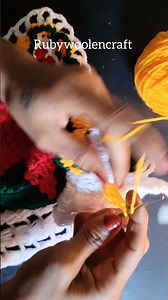 woolen thread craft for beginners #woolencraft #shortsvideo #shortsviral #shorts