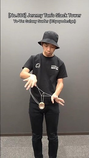 [No.686]🪀Today's Yo-Yo Trick & Tutorial: Jeremy Tan's Slack Tower #yoyo #yoyotrick #tutorial