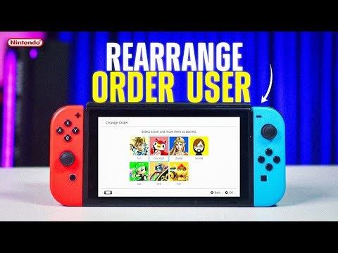 How to Rearrange the Order of Users on Nintendo Switch