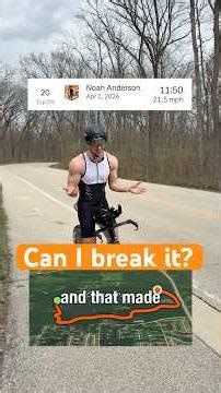 I tried to break the Strava record