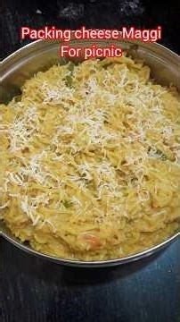 packing 10 cheese Maggi for picnic asmr recipe #asmr #recipe #food