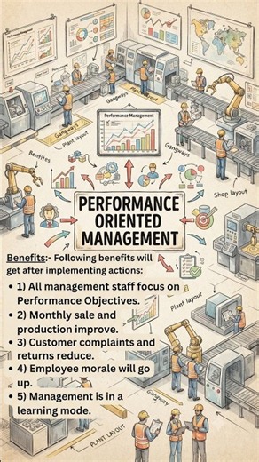 Performance-orientated management: benefits. #quality,#productivity, #leansixsigma,#AI.