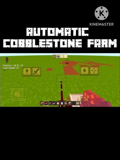 Automatic Cobblestone Farm In Minecraft