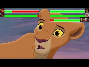 The Lion King 2: Simba's Pride [1998] - Zira's Ambush Scene with Healthabars