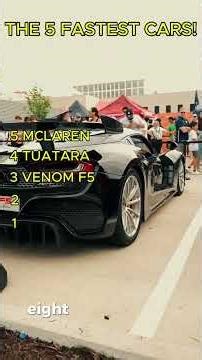 The Fastest Cars in the World 🚀 #1 Will Shock You